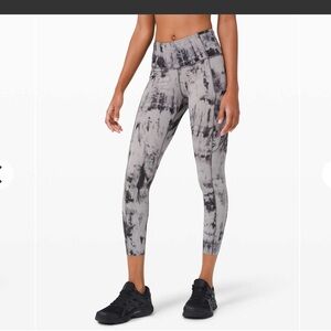 Lululemon fast and free 25” tight in game day